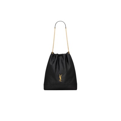YSL JAMIE LARGE POCHON IN LAMBSKIN 828350AAB321000 (34*41*5cm)